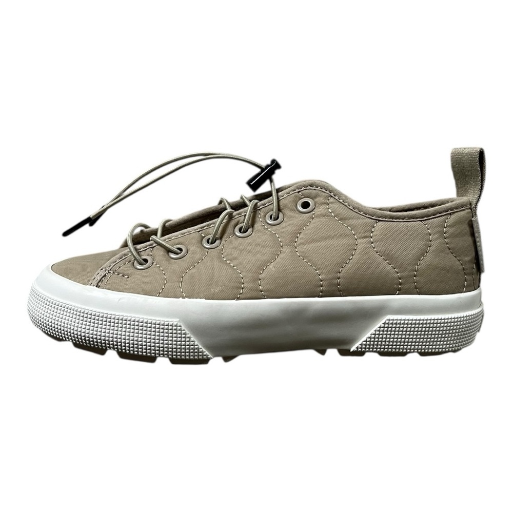 NWT Superga Super 2625 Tank Quilted Nylon trainers in Grey Fossil